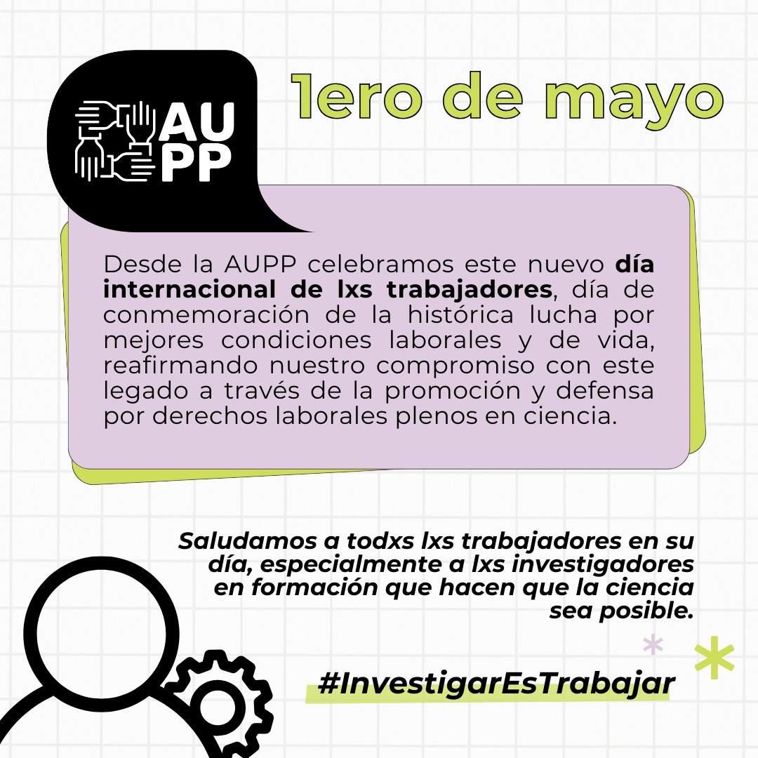 #InvestigarEsTrabajar