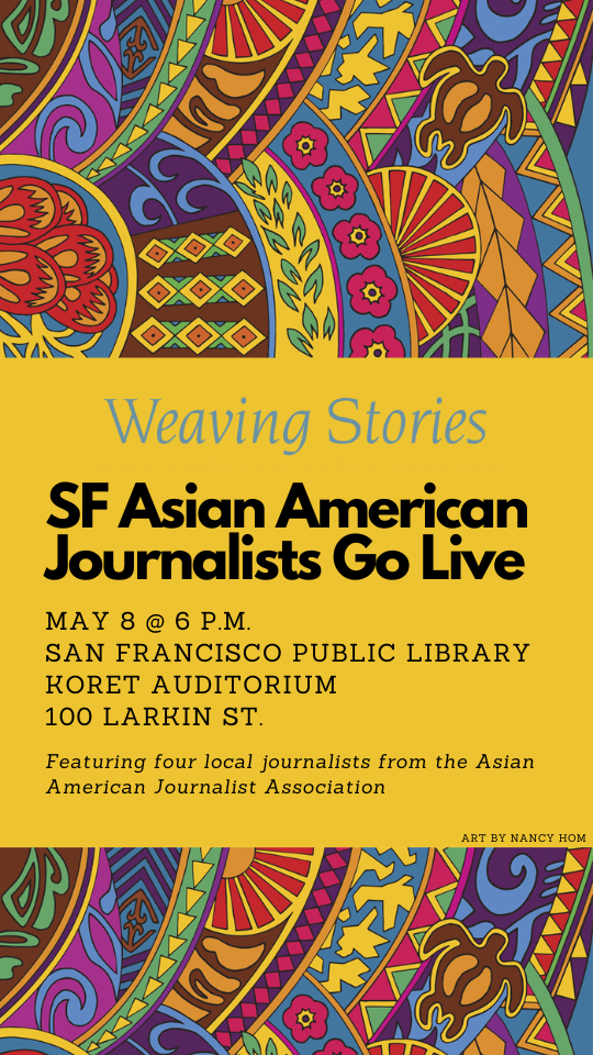 Happy AAPI Heritage Month! We are holding a panel on covering the AAPI community in SF @kolyn_cheang @lihanlihan & @RaviSF to discuss the beat on a panel moderated by chapter president @harrymok hosted @SFPublicLibrary on May 8, 6-7:30 pm. Details here! sfpl.org/events/2024/05…