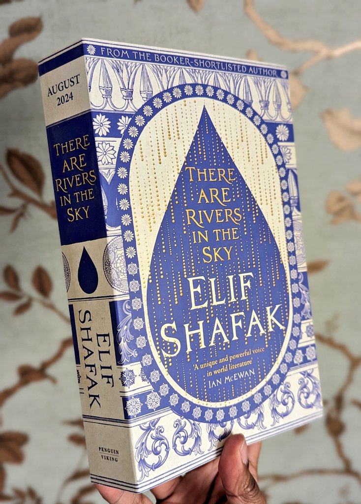 Many thanks to @VikingBooksUK for #ThereAreRiversInTheSky by @Elif_Safak It's out in August! #bookblogger #bookpost #bookstagram #bookmail
