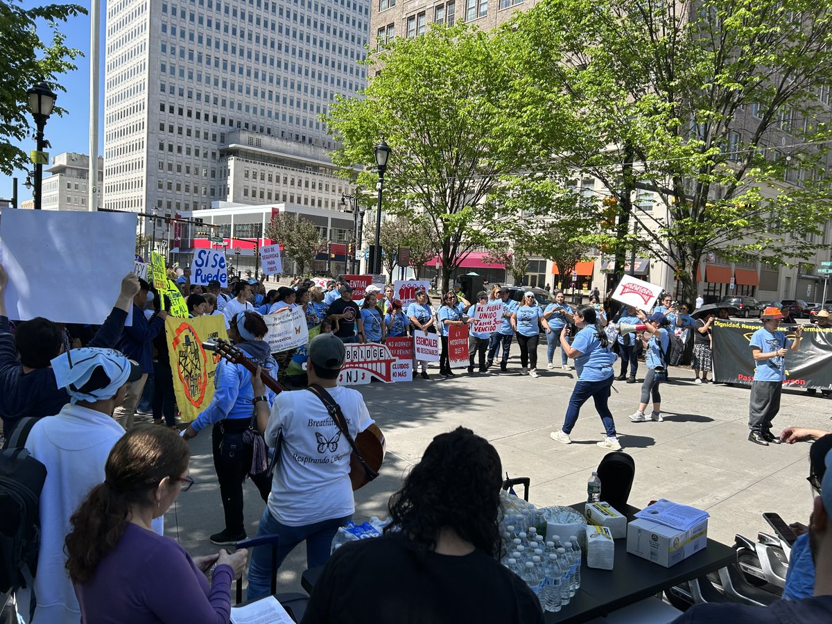 May Day is about WORKER POWER. We’re standing together to call for #JobBridgeNJ because ALL workers deserve a bridge to good jobs, respect & dignity. @MaketheRoadNJ