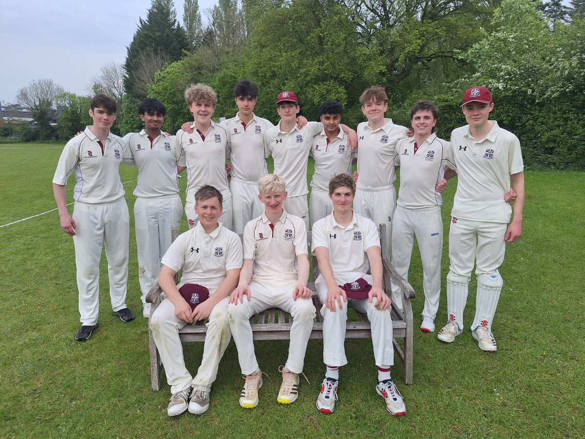 The 1st XI Cricket team recovered from Monday's defeat with a fine 27 run victory v John Hampden Grammar. Billy batted very well to score 83* in a total of 131/8. JHGS were restricted to 104 from their overs. Good bowling from Dan 3 wickets, Alex 2 wickets and Matt 2 wickets