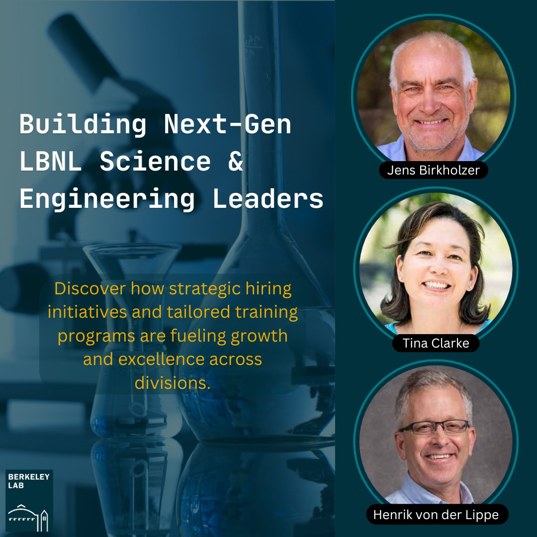 Discover how our strategic hiring initiatives and training programs fuel growth and excellence across divisions. From empowering talent to anticipating challenges, LBNL is at the forefront of scientific leadership. Read more at: bit.ly/44cFLFb @berkeleylab #engineering