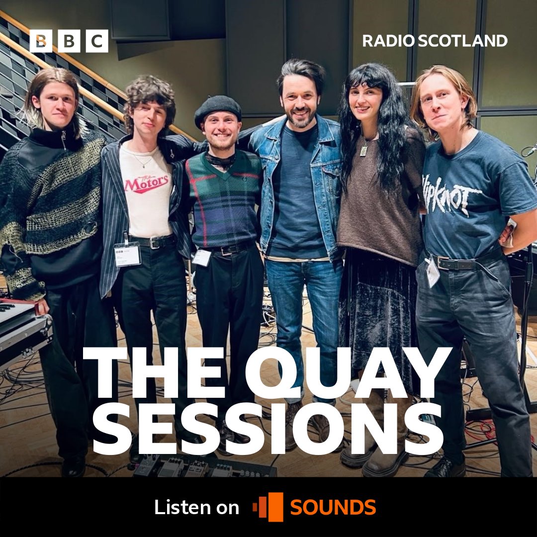 Tonight on #bbcquaysessions an archive set from @LuciaBestBoys, a Sofa Session from @wearejames, tracks from @ZutonsThe @HHawkOfficial and more. Join us @BBCRadioScot @BBCSounds!