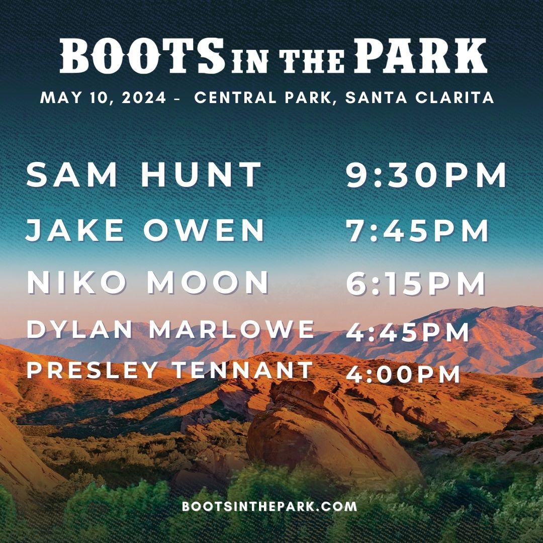 It's going to be an unforgettable night, Santa Clarita! Grab your cowboy boots and get ready to party at #BootsInThePark 🥳🙌 Don't forget to reserve parking today! Osite VIP Parking is available as well as COMPLIMENTARY offsite parking! Details at the link in our bio 🎟️