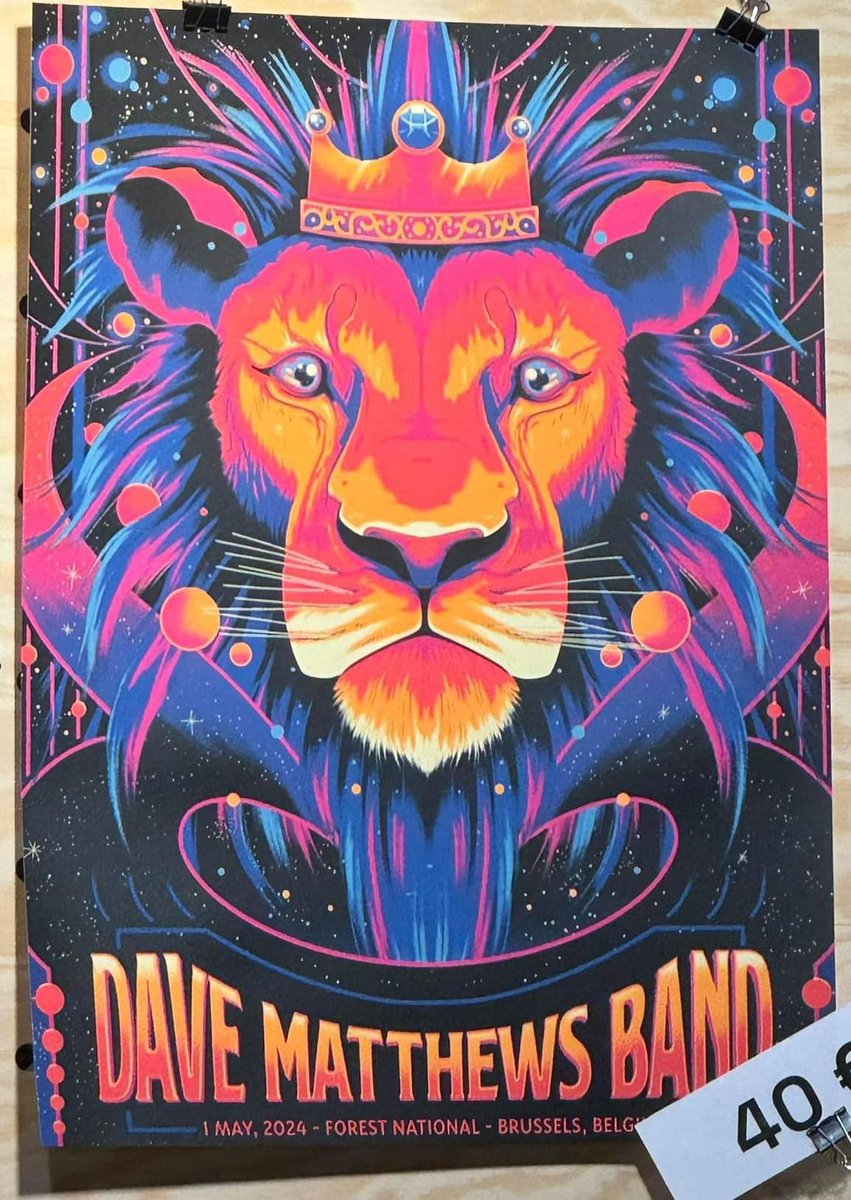 Tonight’s poster for Brussels, Belgium