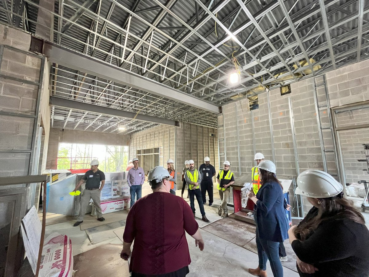 Exciting behind-the-scenes update from the construction of City of Akron Recreation and Parks' Ed Davis Community Center! This project is currently on schedule and on budget, with a projected opening date to be sometime in September. I can't wait to see the completed project!