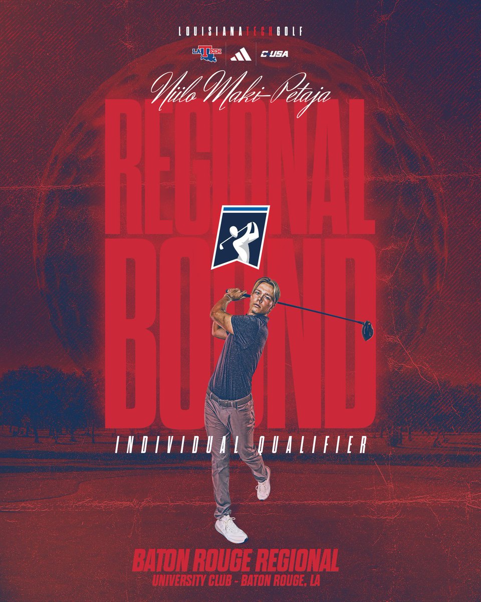 ⛳️ REGIONAL BOUND ⛳️ Niilo is headed south to take part in the Baton Rouge Regional at the University Club