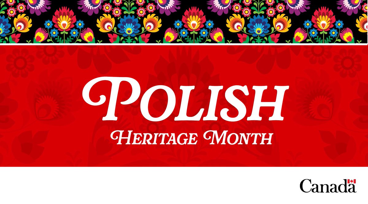 This month, we are celebrating the first ever Polish Heritage Month in Canada! For centuries Polish Canadians have enriched Canadian society with their culture, language & history. Throughout the month of May we celebrate the incredible legacy they’ve left on our country. 1/2