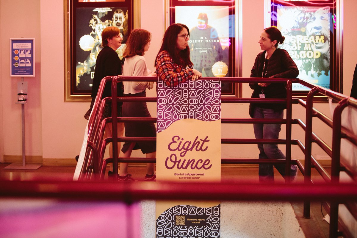 Coffee is key to surviving a festival, and we were thrilled to welcome @eight_ounce as a festival partner this year. In addition to overall support, they provided incredible CUFF-branded drinking cups, and hot coffee for weekend screenings ☕️ 🎬 calgaryundergroundfilm.org/sponsors