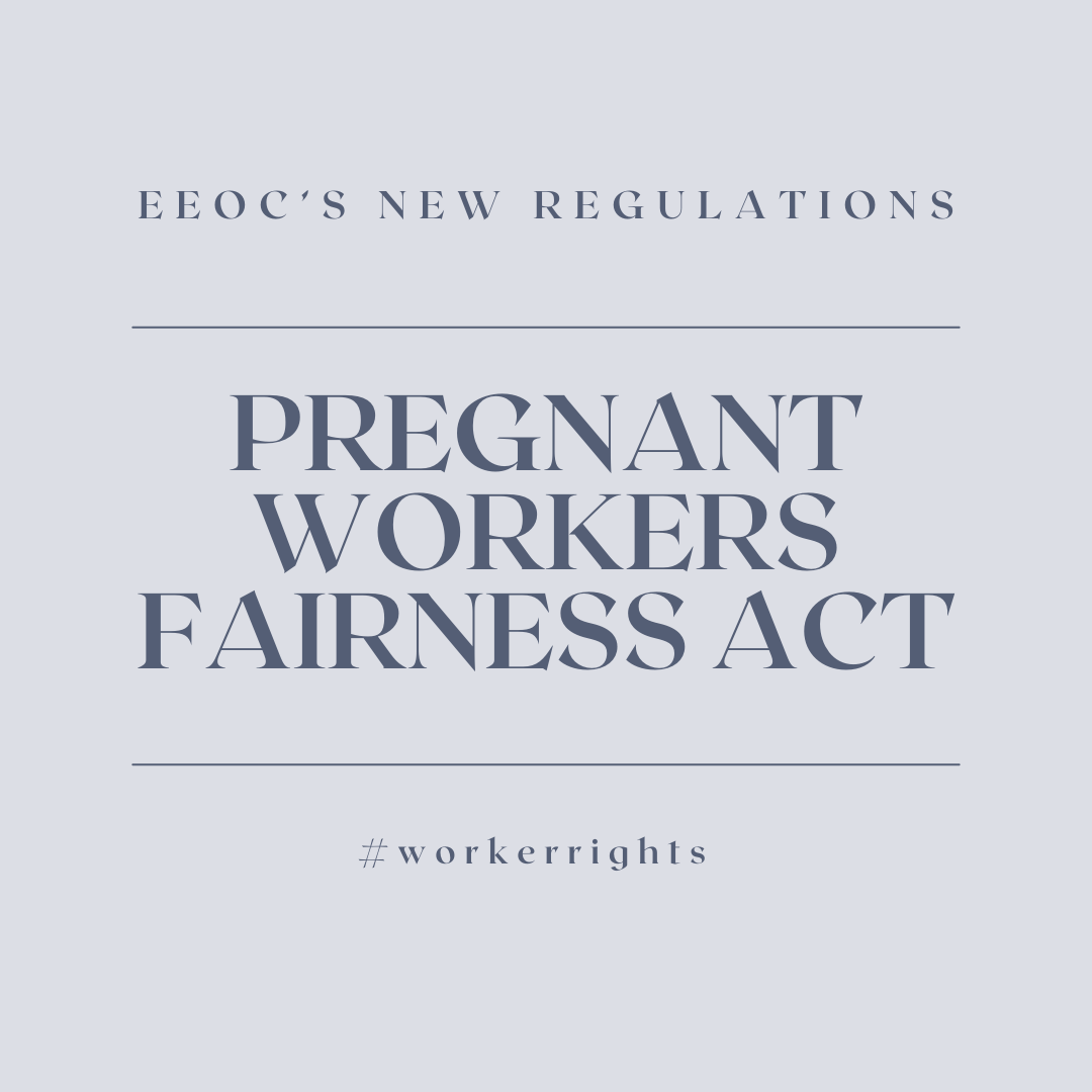 LM applauds the EEOC’s new Pregnant Worker Fairness Act (PWFA) regulations, which afford pregnant workers the reasonable accommodations they need & deserve due to their pregnancy, childbirth, or related medical conditions. For our longer statement check out our IG.