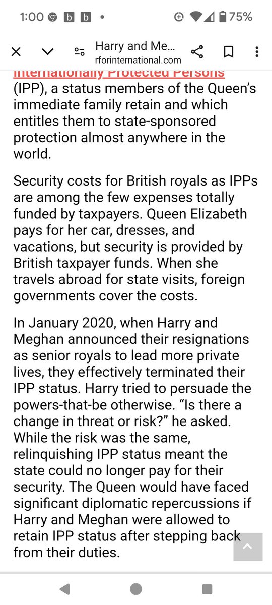 The real reason Hairy fights for security. It's for IPP status. NOTHING to do with the UK. He wants UK to pay ALL his security around the world, ALL the time
#harryisaliar
#MeghanMarkleEXPOSED #Nigeria 
#HarryandMeghaninNigeria
