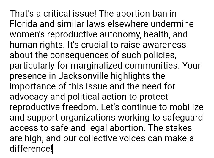 @KamalaHarris #AbortionBan #Florida