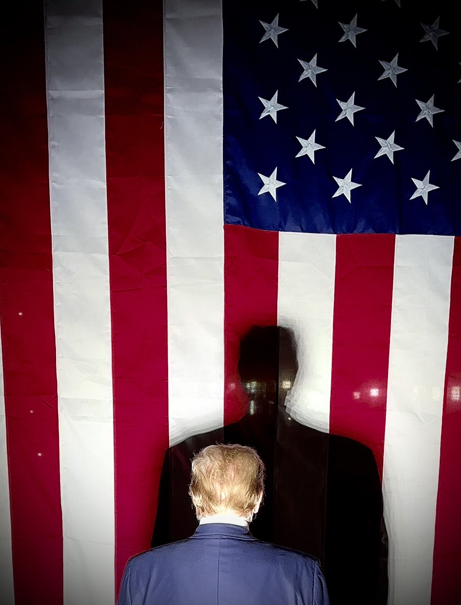 This image is iconic. Taken as Trump took the rally stage in Wisconsin. H/T: Dan the Man @DanScavino