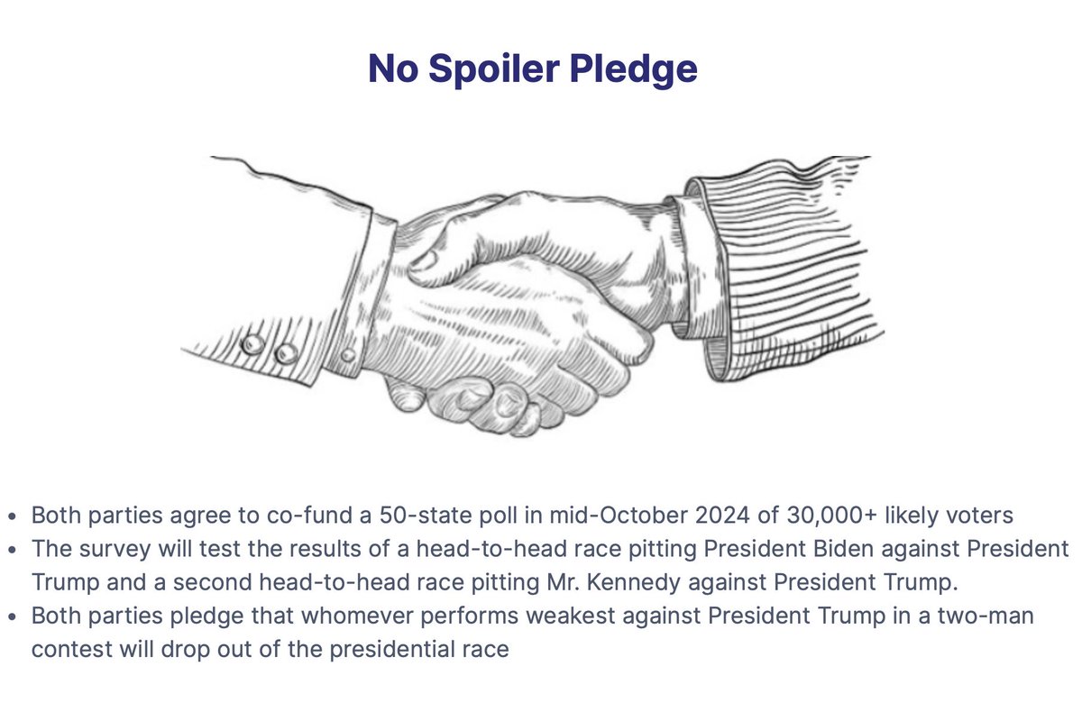 He isn't a serious candidate and can’t win. He ridiculously proposed that he and Biden conduct a poll in October to decide if one of them should drop out. This conveniently ignores the fact that people will already be voting and the election would be in a few weeks. This is all…