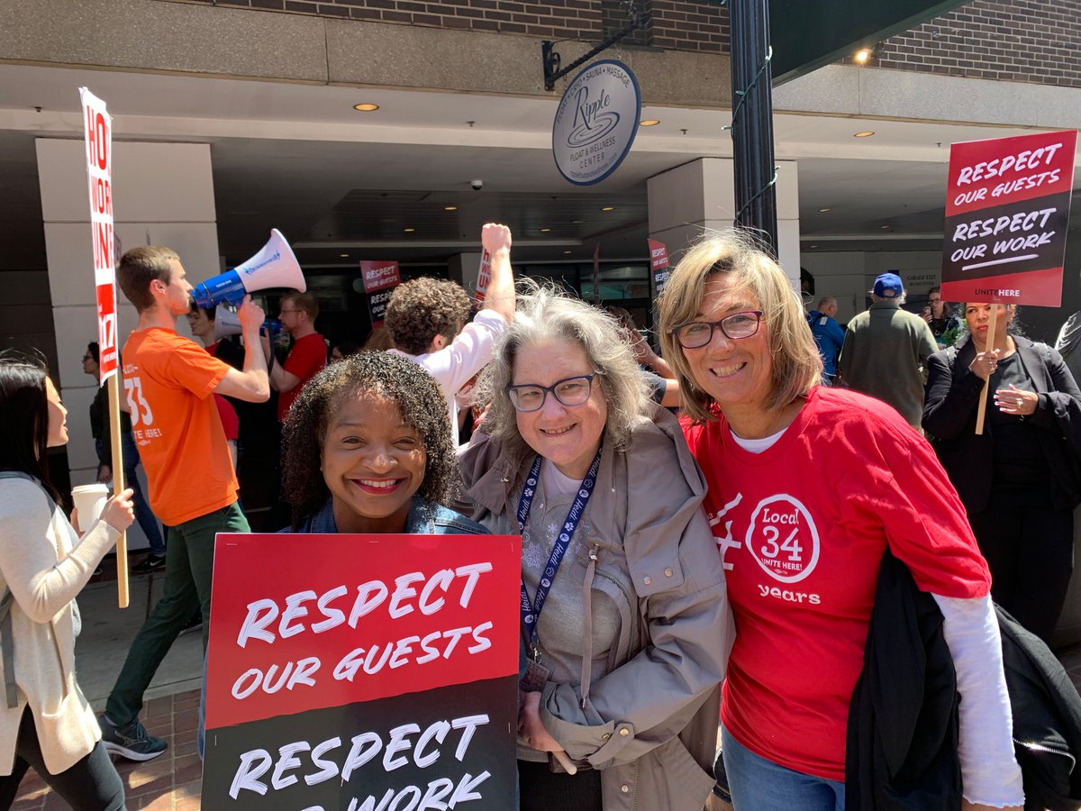 On this May Day we joined our allies in Local 217 at the Omni Hotel as they fight for a new contract and respect in the workplace. When we fight we win!