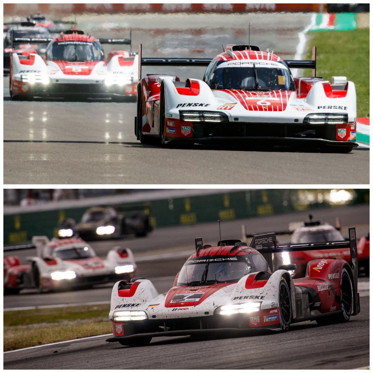 Porsche Penske Motorsport's #WEC and #IMSA squads never missed the podium so far this season between Hypercar and GTP

🥇 Rolex 24 at Daytona
🥇🥉 Qatar 1812 Km
🥉 12 Hours of Sebring
🥈🥉 6 Hours Imola
🥉 Grand Prix of Long Beach

📸 Porsche