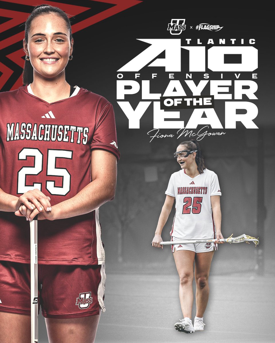Back ✌️back 🏆

Fiona earned her 2nd #A10WLAX Offensive Player of the Year award after finishing the regular season ranked in the top-5 nationally in assists and assists per game.

🔗 bit.ly/3xXd5UC

#Flagship 🚩