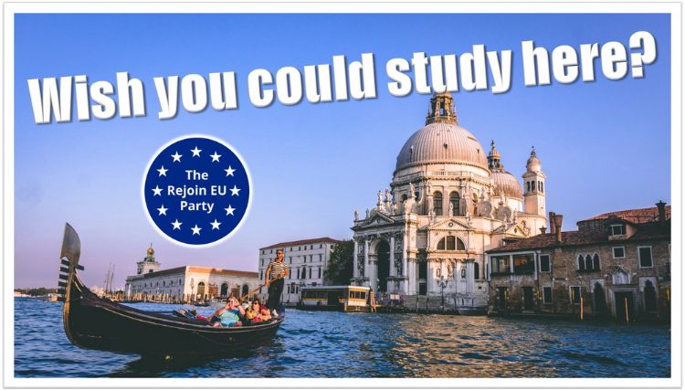 Wish you could study & live here? Vote Rejoin in the London Assembly and you’re a step closer. Want Change, Vote Rejoin! #brexit #voterejoin #londonmayor