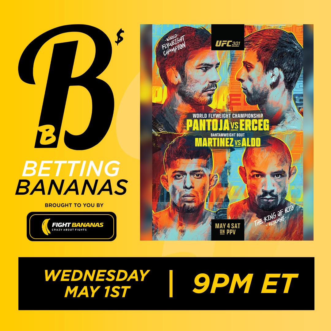 Join me tonight on the @FightBananas show with @DavidVanAuken as we breakdown #UFC301. Listen Here: facebook.com/share/owfCUrRT… @DocsSports @DrivingTheLine @UFC