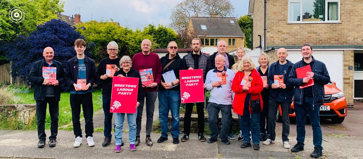 Nailed it again!!! 📋 Great candidate-= Great Turn out Big teams out tonight in Chilwell East for @TMarsh05, @ClaireWard4EM & @gary_godden 🌹 100% of the Ward covered - love our Broxtowe Labour Team ❤️ Vote Labour 2nd May 🗳