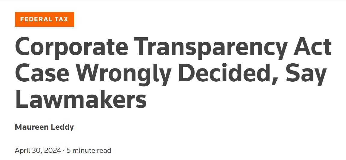 👀👇- Members of Congress weigh in with the appeals court. @FACTCoalition's @ZorkaMilin tells @Reuters 'We applaud the lawmakers for making a strong stand for Congress’ constitutional powers to protect the US financial system from terrorists...' tax.thomsonreuters.com/news/corporate…