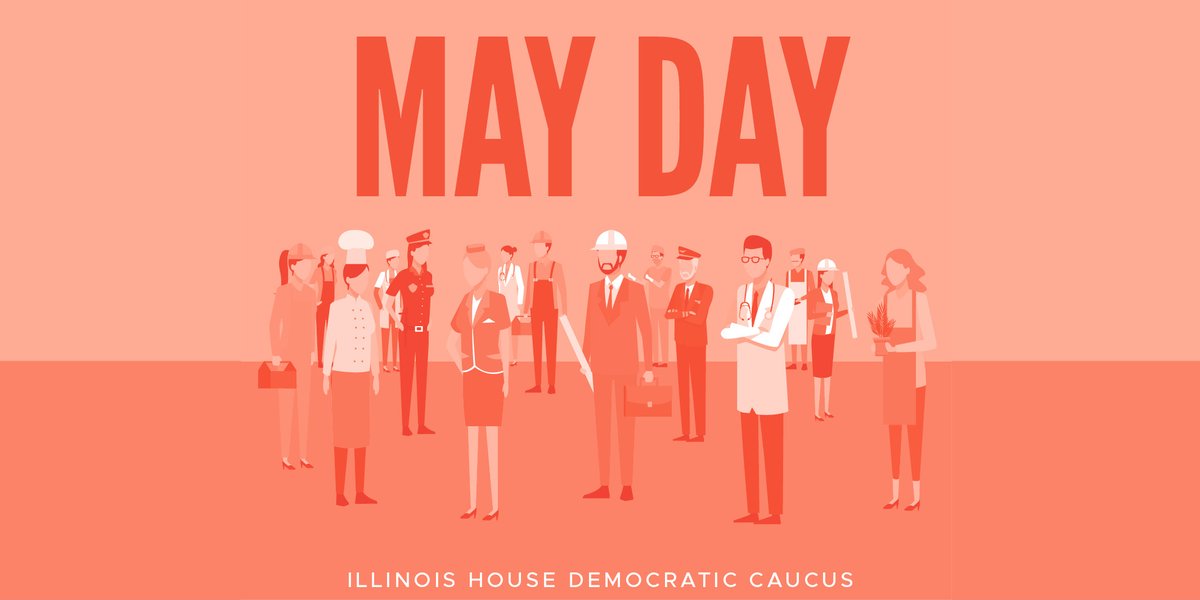 Today is May Day, or International Workers’ Day! Celebrated on May 1 to mark the start of the Haymarket Affair, during which workers in Chicago fought for and received an 8 hour workday. Today, we celebrate all workers and support fair labor practices.