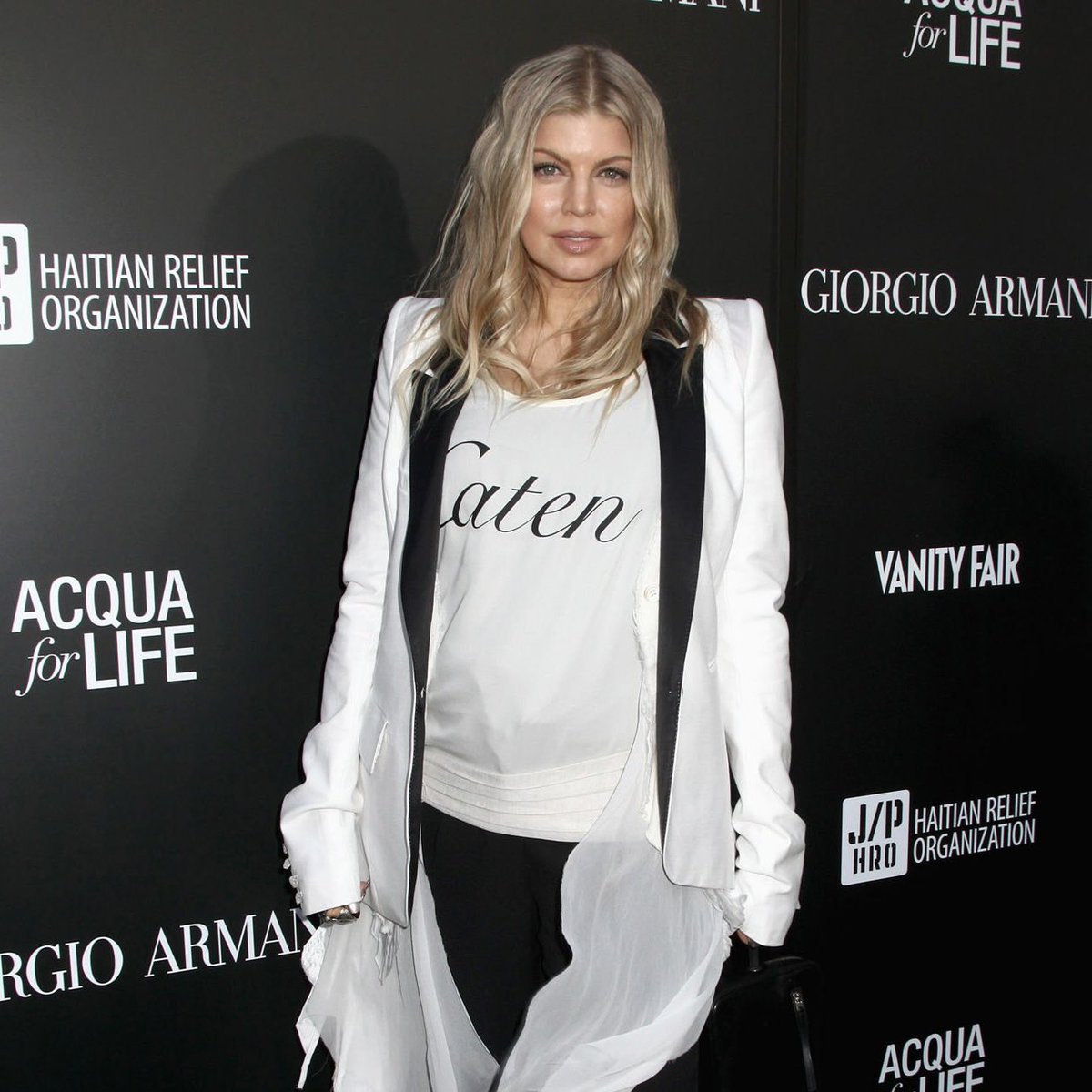 #Fergie attended #GiorgioArmani Paris Photo LA Acqua at #ParamountStudios on April 25, 2013 in #LosAngeles, #California.