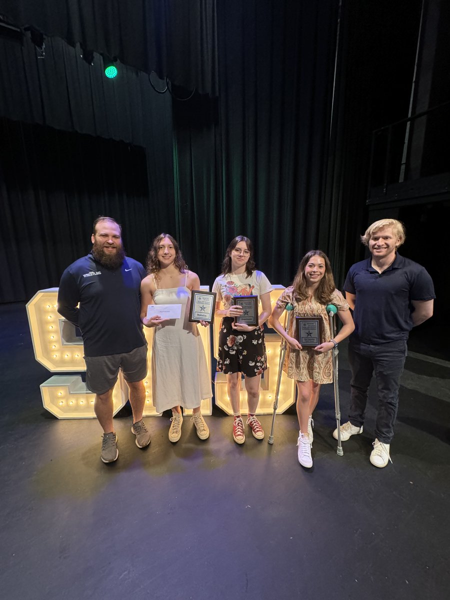 Proud of our student-athletes! 3 were recognized at Siegel's Student Awards Ceremony this morning. Abby Vanderheyden for Honors Statistic & earned the Crystal Scholarship Zoey Crawford for French 1 Cate Cays for Greenhouse Way to excel on and off the mat! #SWFL @StarsWCTN