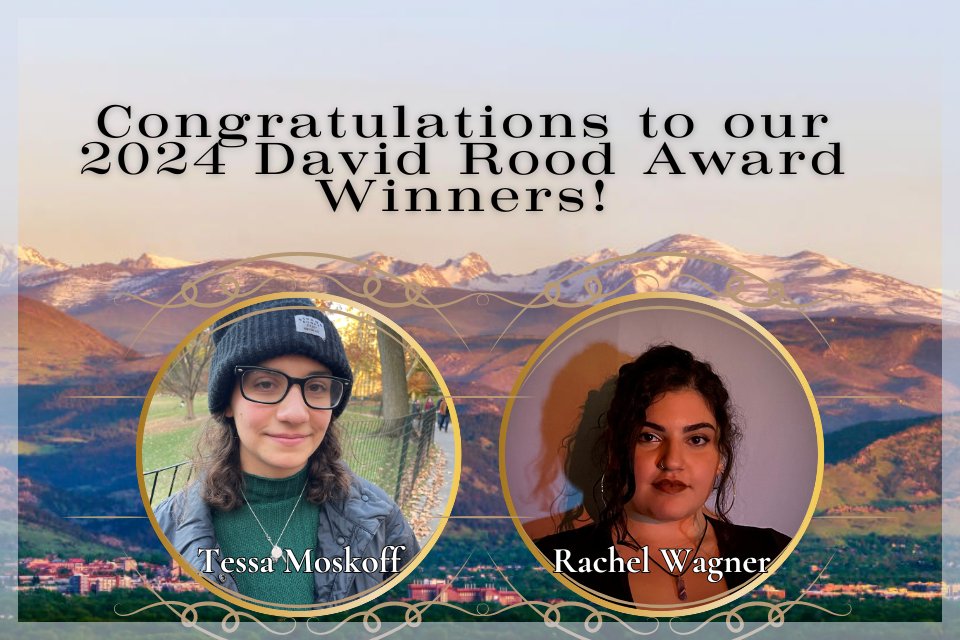 Congrats to this year's #CULinguistics David Rood Award winners, Tessa and Rachel! colorado.edu/linguistics/20…