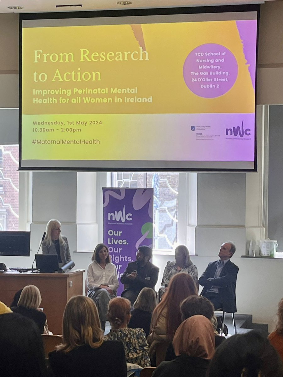 Thank you @NWCI and @tcddublin for the opportunity to contribute to today's conference on Improving Perinatal Mental Health - plenty of discussion throughout the day @MccaffreyTriona @HSE_SPMHS #MaternalMentalHealth