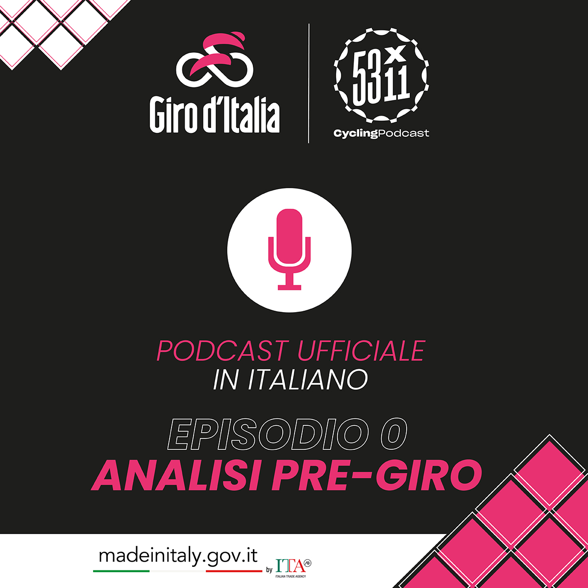 📣PODCAST📣 0️⃣ Analisi Pre #Giro! ❗La puntata 0 del podcast che vi racconterà il @giroditalia ⛰Il percorso: tra salite, sterrati, muri e volate 🏆I protagonisti: tra favorito, outsider, giovani e velocisti 💫90 minuti carichi e pieni di sogni 🔗Link nel thread