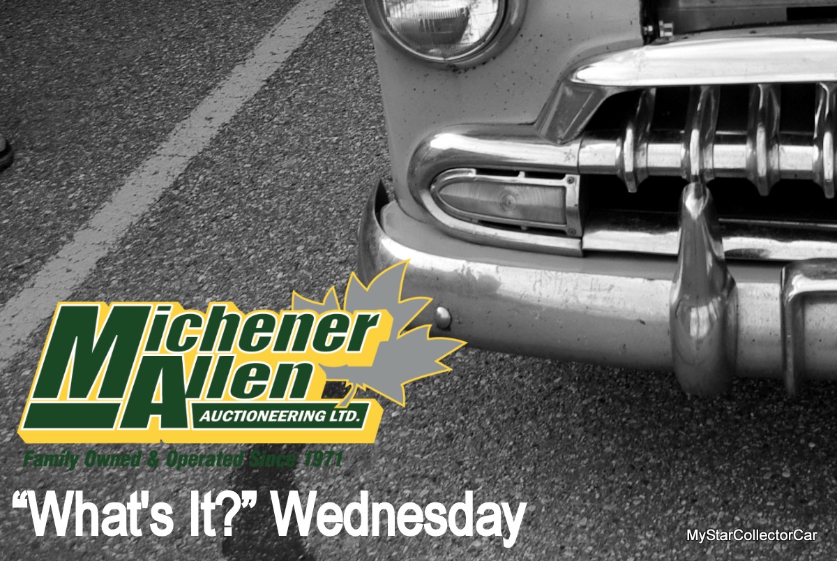 Start a new month of May with today's Michener Allen Auctioneering Ltd. 'What's It?' Wednesday. Here's the first clue and you'll see the 2nd clue in this link: mystarcollectorcar.com/mystar-may-1-w… #WhatsitWednesday