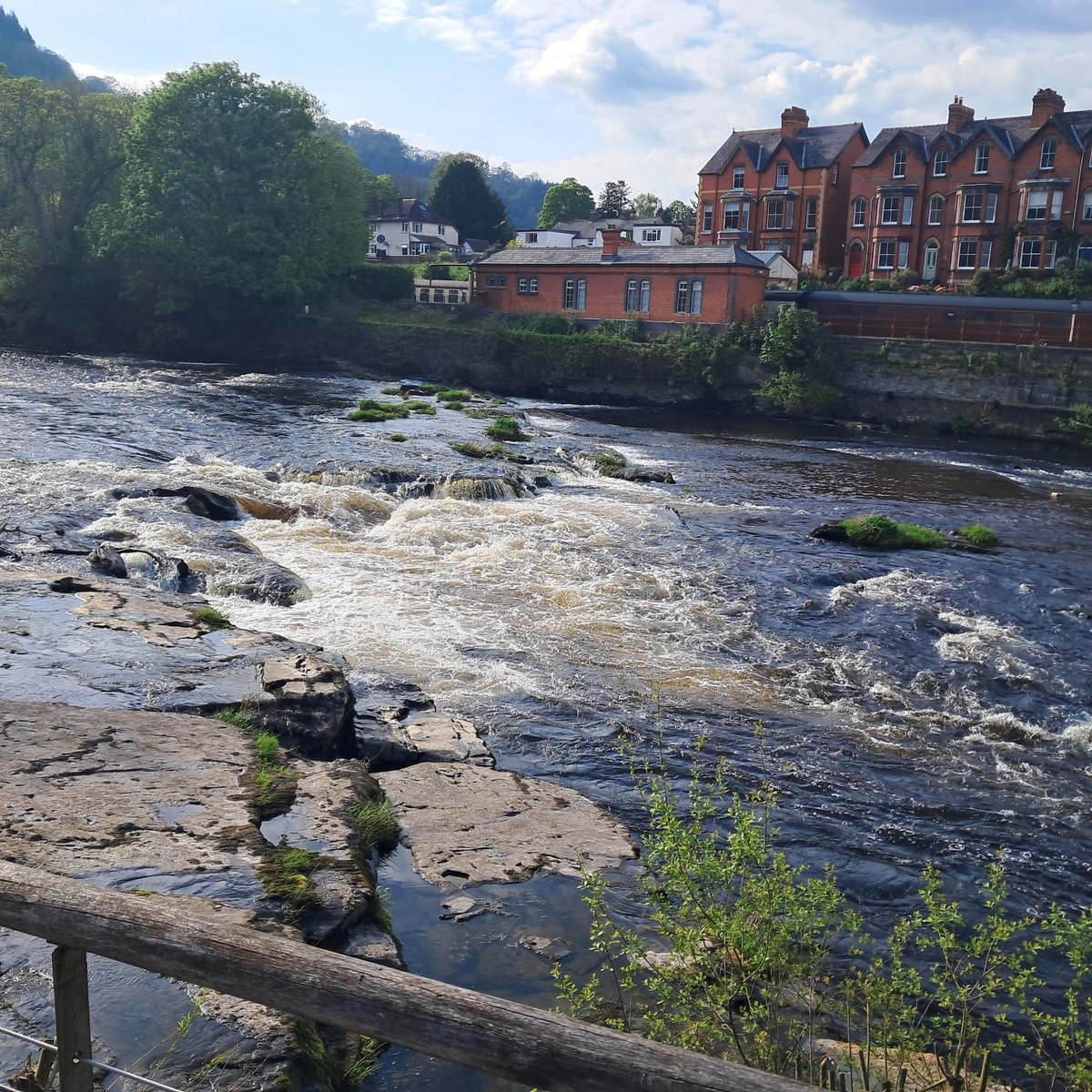 Dinner by the #RiverDee #TheCornmill #Llangollen