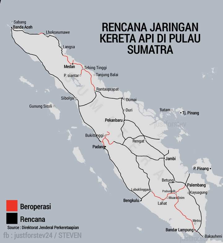 Tahun 1876 sudah bangun jaringan kereta api Medan - Aceh dengan sempurna lalu di biarkan rusak zaman Aceh jadi bagian dari RI. 2024 masih rencana rencana.. Kiban Cara!