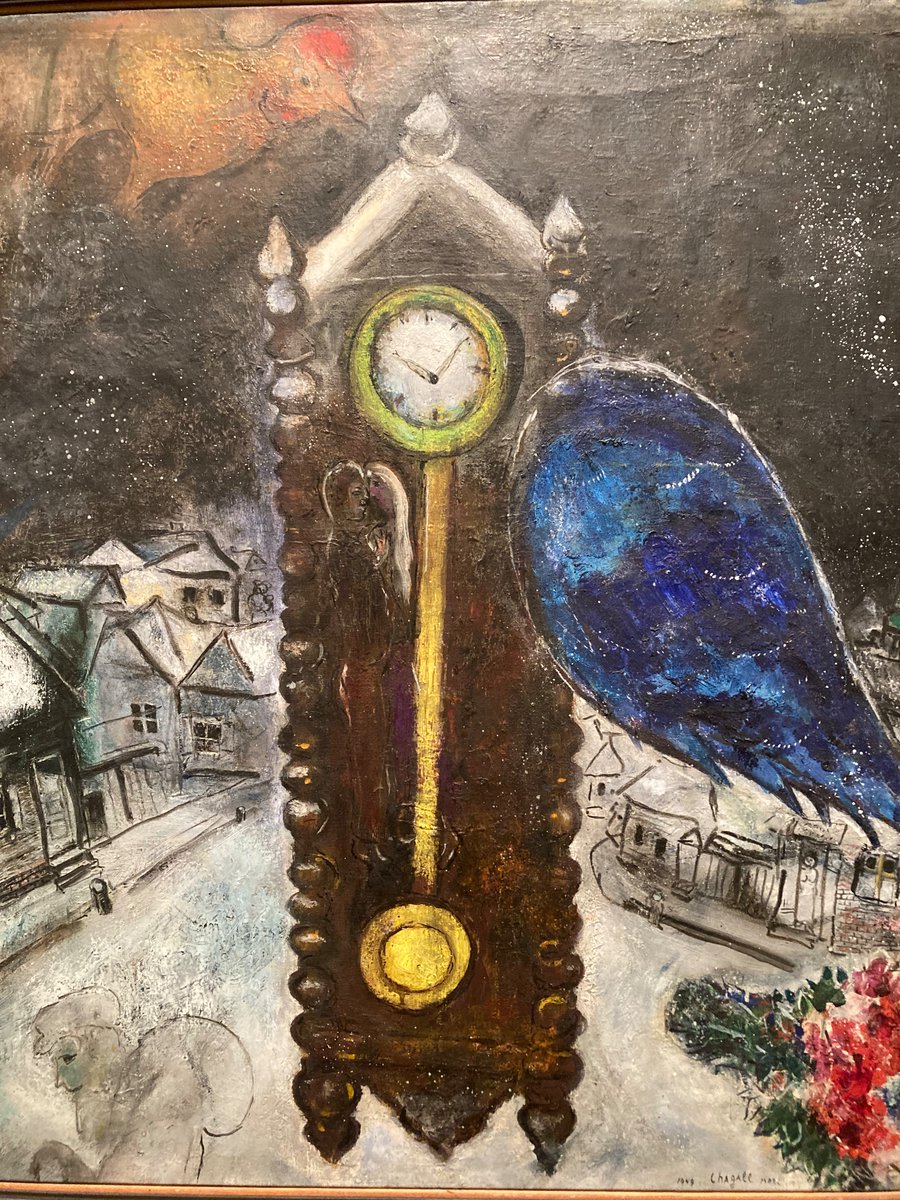 gemabon's tweet image. Colores vibrantes y formas oníricas que despiertan nuestros sentidos. #chagallMaphre #arte 😍🎨