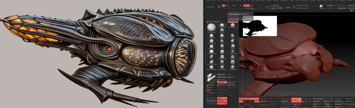 🔎 Behind the scenes: Take a look at the alien spaceship from a different angle! #LandRocker #LRT $LRT #Gamedev