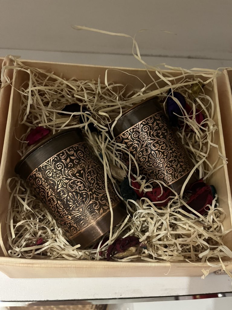 Premium packing and best quality copper glass Gift set #copperglass #giftideas #giftpacking #weddinggift #returngift #coppergifts #copperexpert