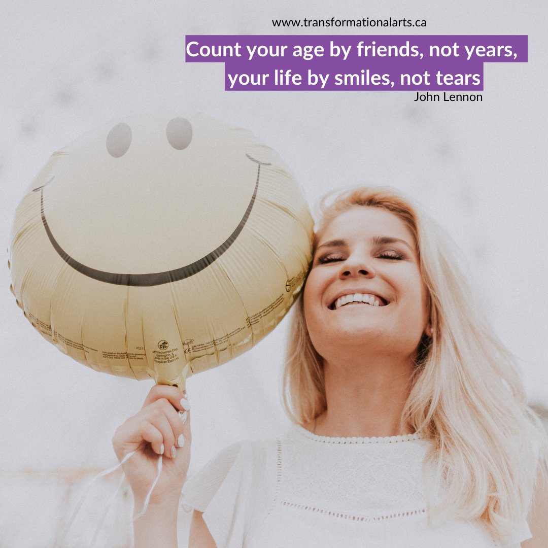 Count your age by friends, not years, your life by smiles, not tears
 - John Lennon
.
.
.
#wednesdaywisdom #torontohealth