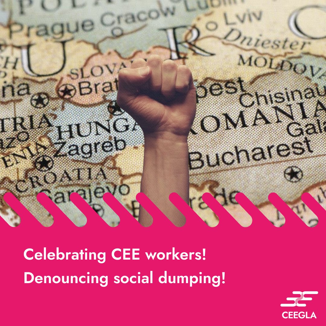 1/2 Workers’ movements are the backbone of our region ✊ We gained independence thanks to the struggles of workers and trade unions. Today,when CEE autonomy is challenged, it is the workers who bear the burden of that struggle - they fight, they build, they teach, they save lives