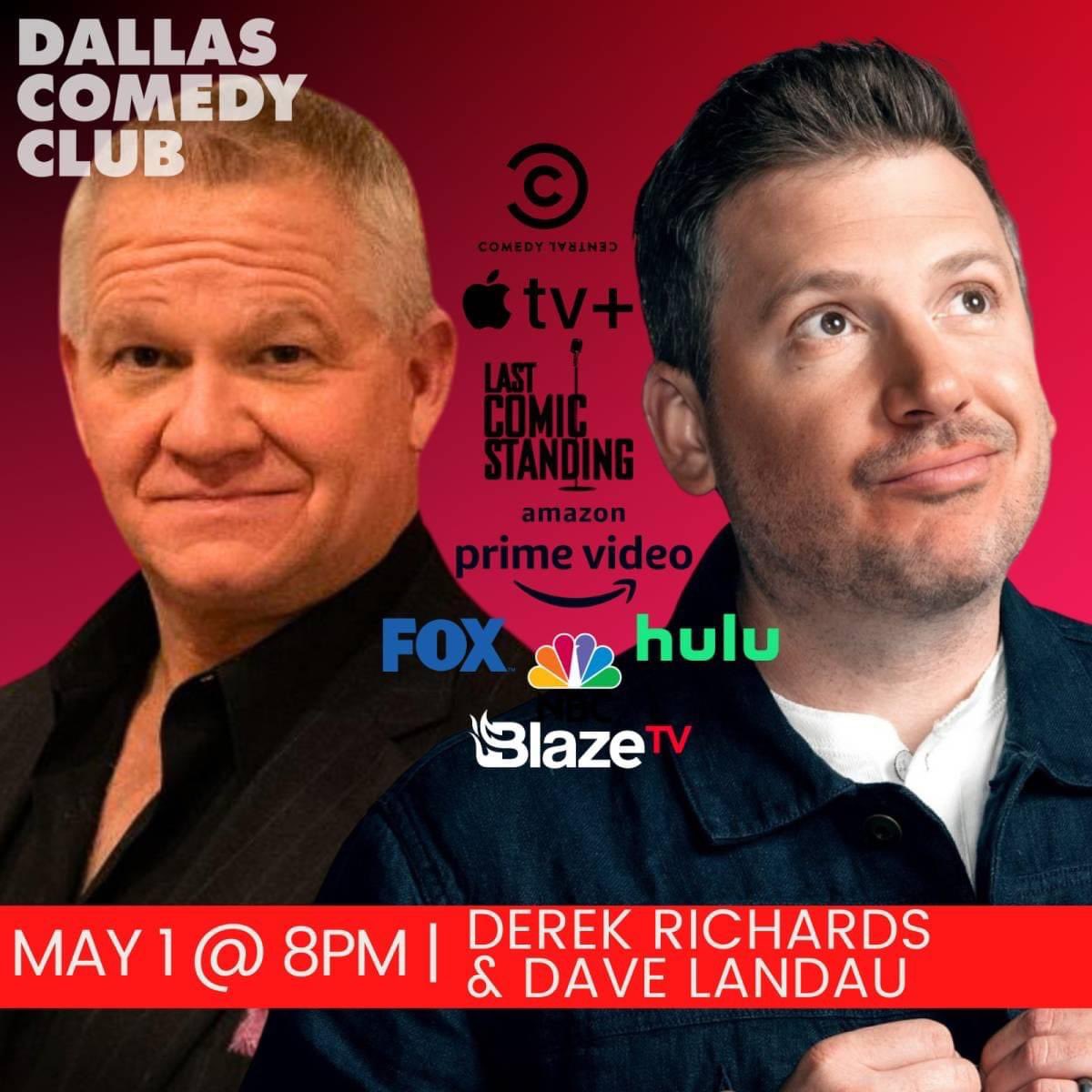 Tonight! Dallas Comedy Club! #Dallas #Texas prekindle.com/event/43349-de…