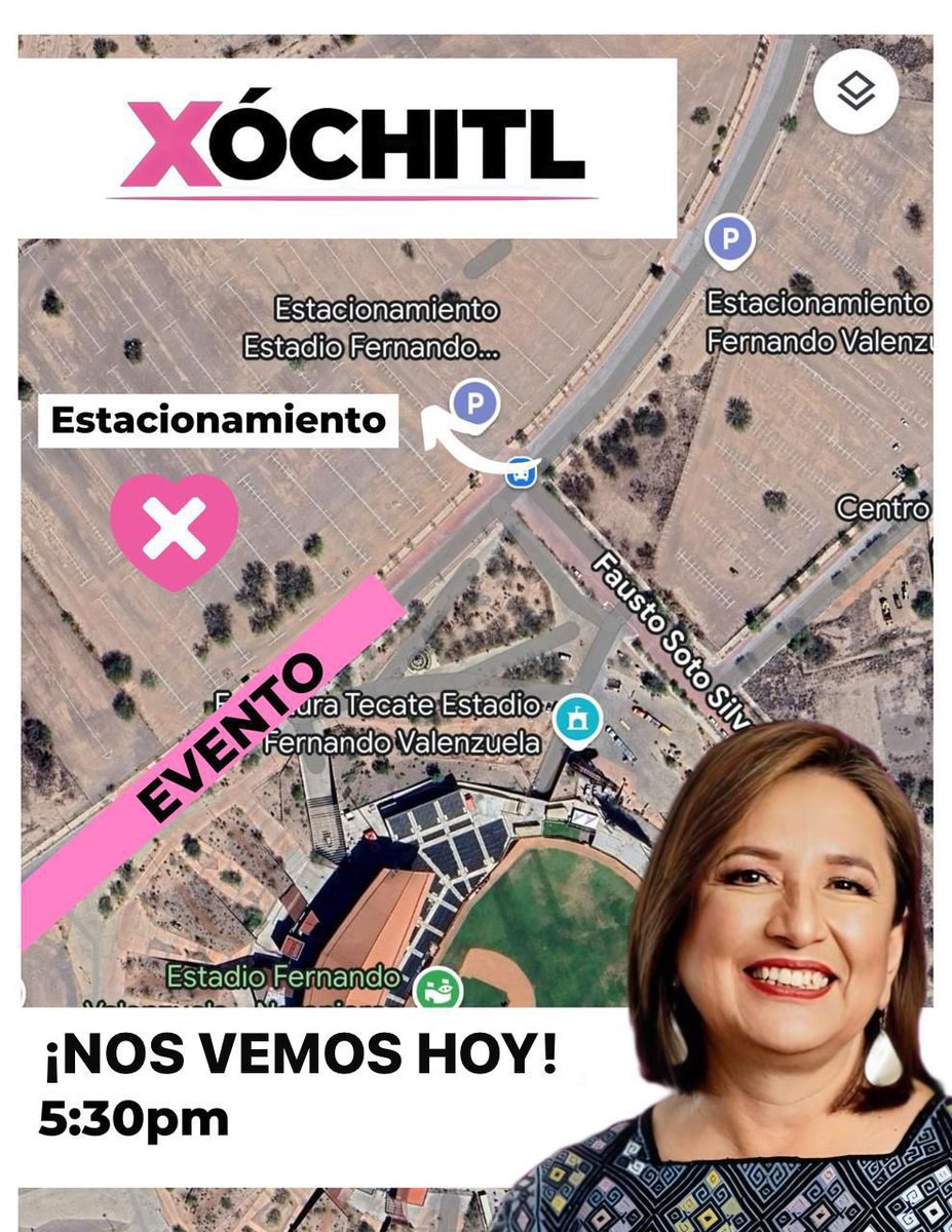 ¡Nos vemos hoy! Hermosillo con @XochitlGalvez #SinMiedo #Contodo👊🏼 #UnidosPodemos🌵