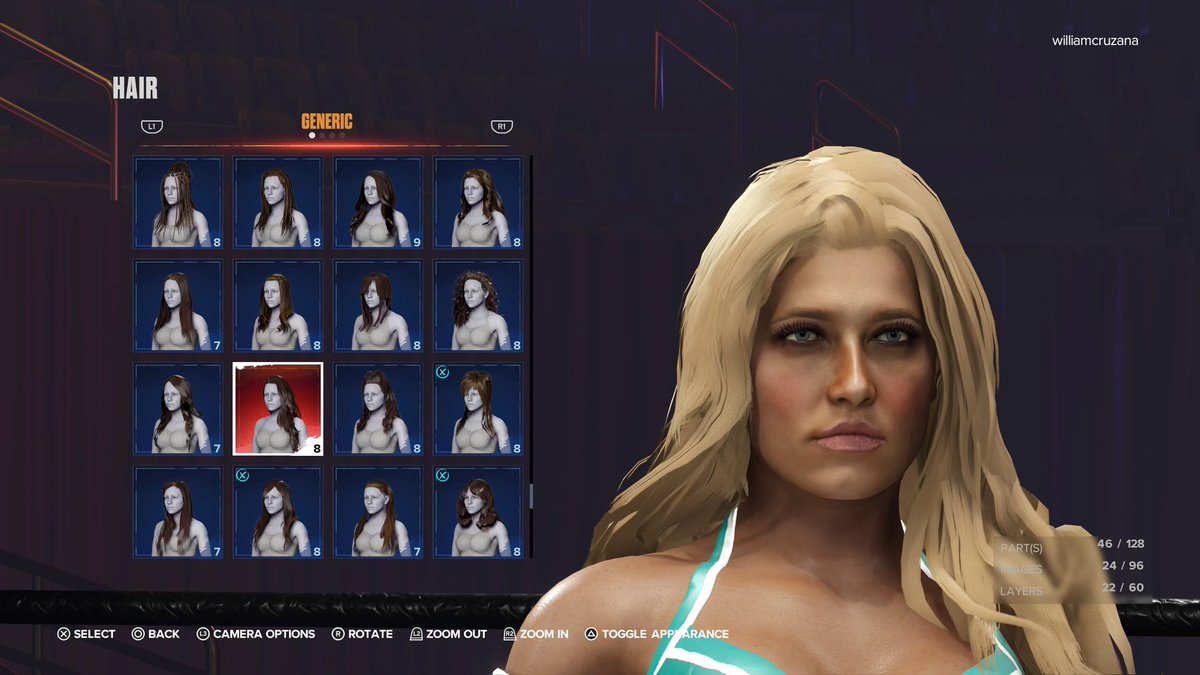 If only we have beautiful hair texture like this in #WWE2K24 🥲 Checkout the second photo for the actual hair. #KellyKelly