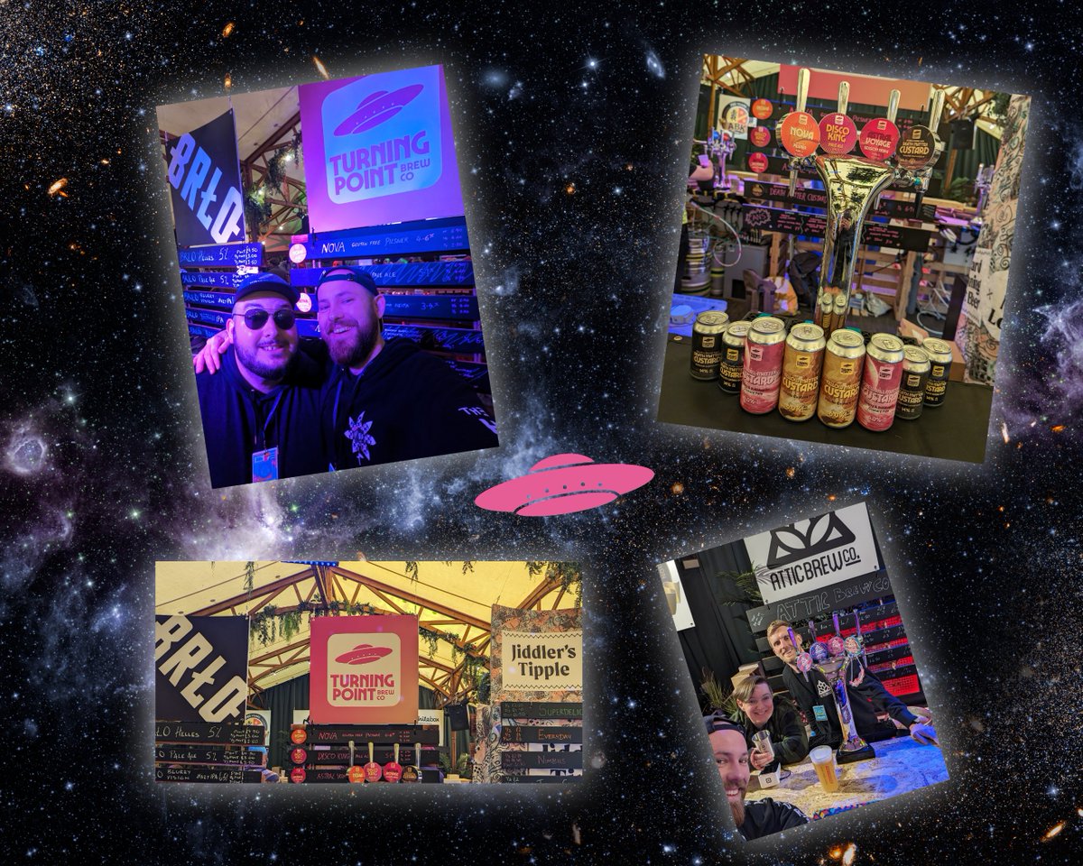 We had such a good time at @BrewLdn 🛸🛸🛸 Well done to the organisers, and a massive thank you to everyone who came to see us! Yes it REALLY is 14% 🤣 Made some great new pals too. Lets do it again soon some time. Cheers!