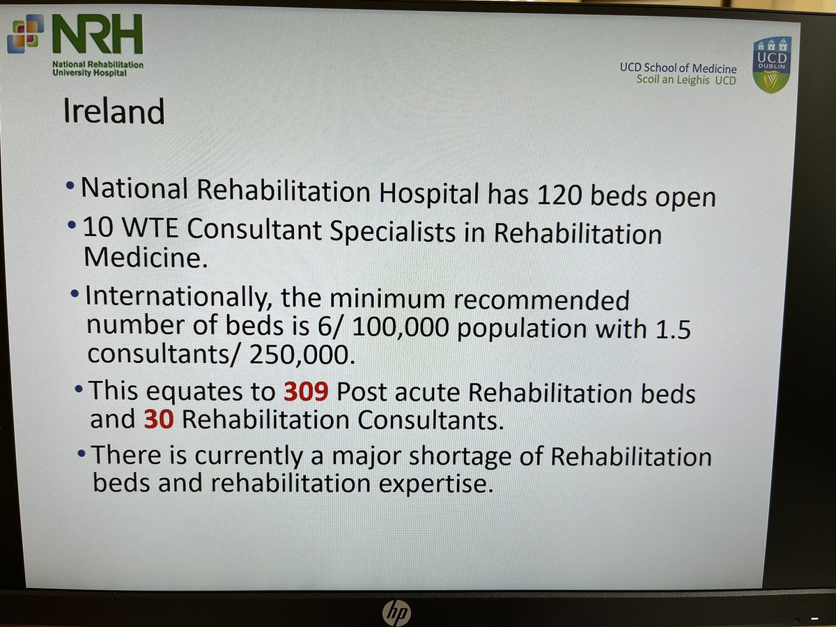 Reflecting on what @ronancollins7 said last week The situation isn’t either/or (acute or community) its both/and. We need to get serious about #rehabilitation across the continuum of care #investinrehab