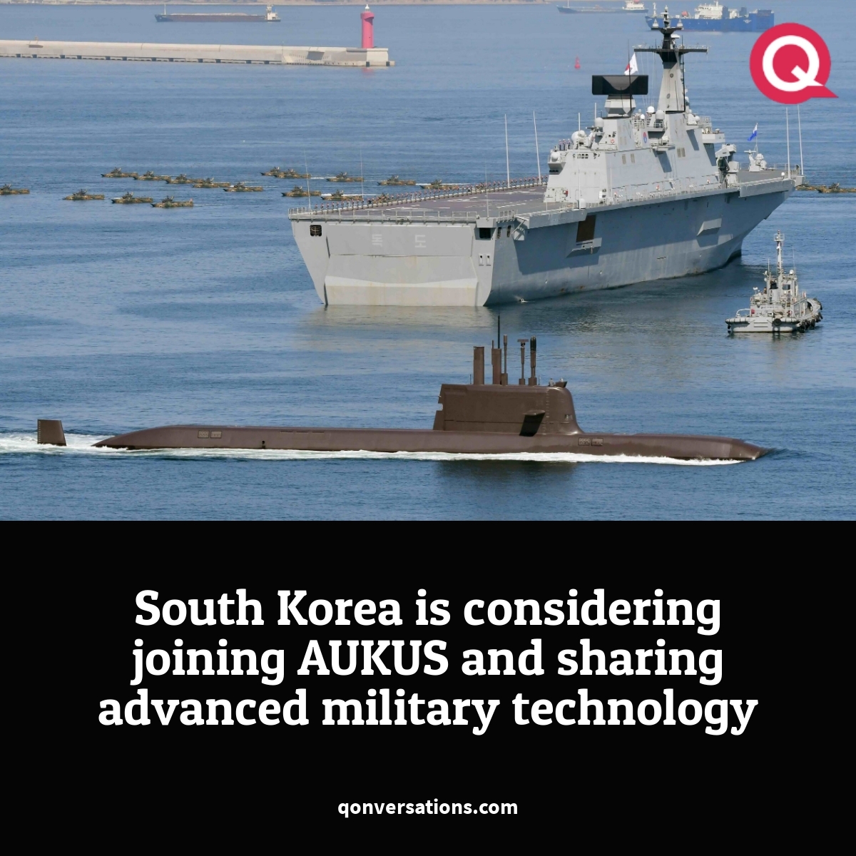 #Military #technews #SouthKorea South Korea is contemplating sharing advanced military technology with the #US, the #UK, and #Australia. Find out why: qonversations.com/south-korea-is…
