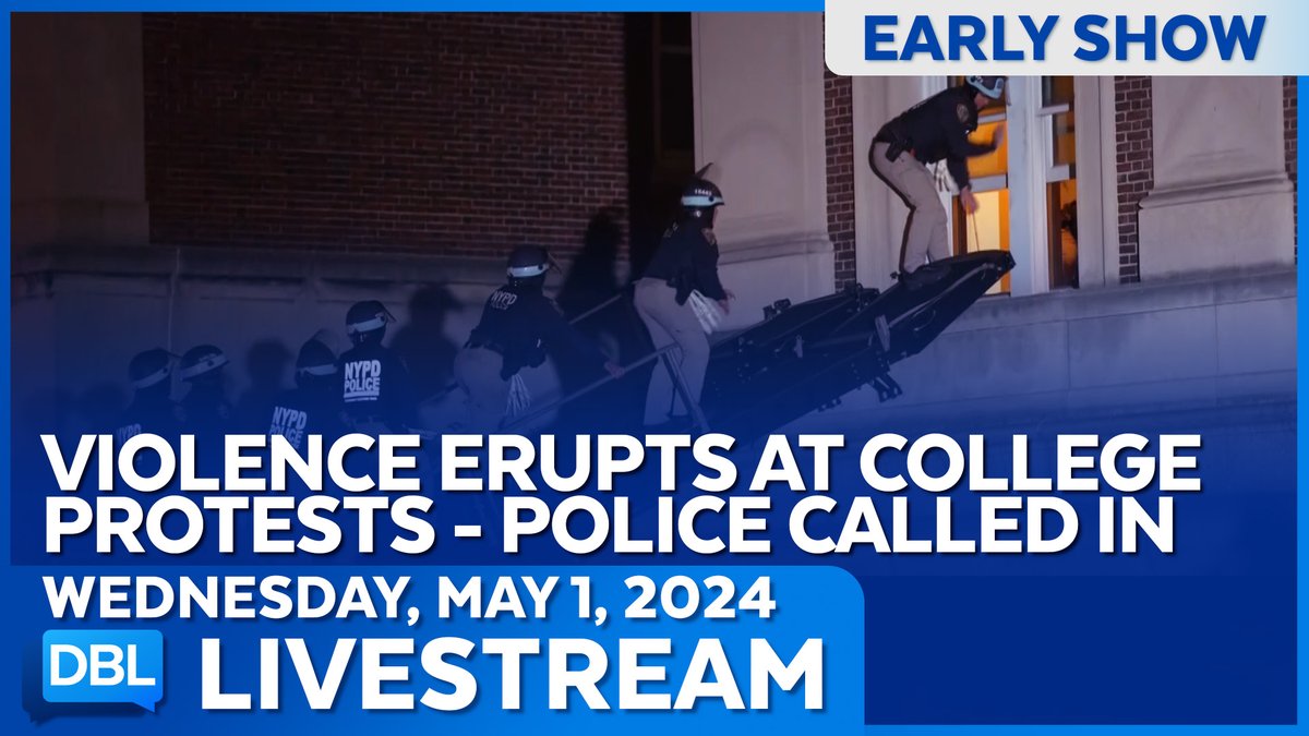 🔴DBL IS STREAMING:
▶️ youtube.com/live/CPxZ2HFQT…

➡️#Violence Erupts at #UCLA Campus
➡️Stars Attend Several #RedCarpet Premieres
➡️ @TishaCampbell Joins Us

w/ @toryshulman @aljackson @EricaCobb & @jeffschroeder23