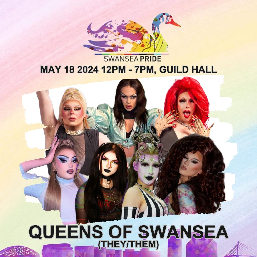 📣 ACT ANNOUNCEMENT! 📣

Opening our festival will be a very special act made up of some of the most fabulous Queens in Swansea 💅👑

'Queens of Swansea' will be kick-starting our star studded Main Stage line up on Saturday 18th May! 🤩✨

🏳️‍🌈♥️🏳️‍⚧️