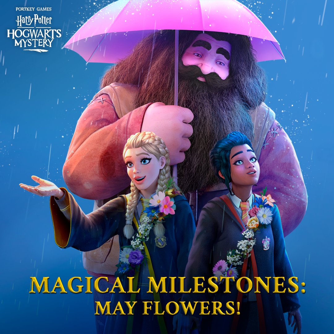 Take in the beautiful May Flowers with a brand-new Magical Milestones starting today! bit.ly/Play-HPHM
