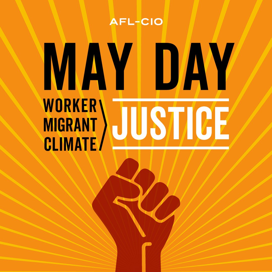 This #MayDay, we’re standing up for all workers – including immigrants and those displaced by climate disasters or conflict. Sign our petition urging @DHSgov to expand TPS protections for all eligible countries: act.aflcio.org/petitions/work…