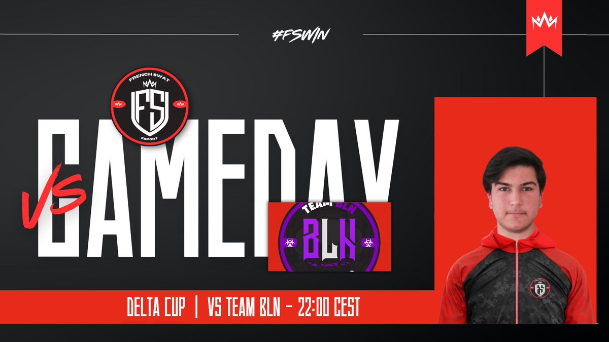 #ClashRoyale ➩ Match 1 🏆 | @DeltaCup_2 📊 | Playoff - 8th Final 🆚 | @TEAM_BLN 🕰️ | 10pm CEST 🇪🇺 Once again against BLN, let's hope for another win to take us one step closer to the final! 🔴⚫️ #FSWIN